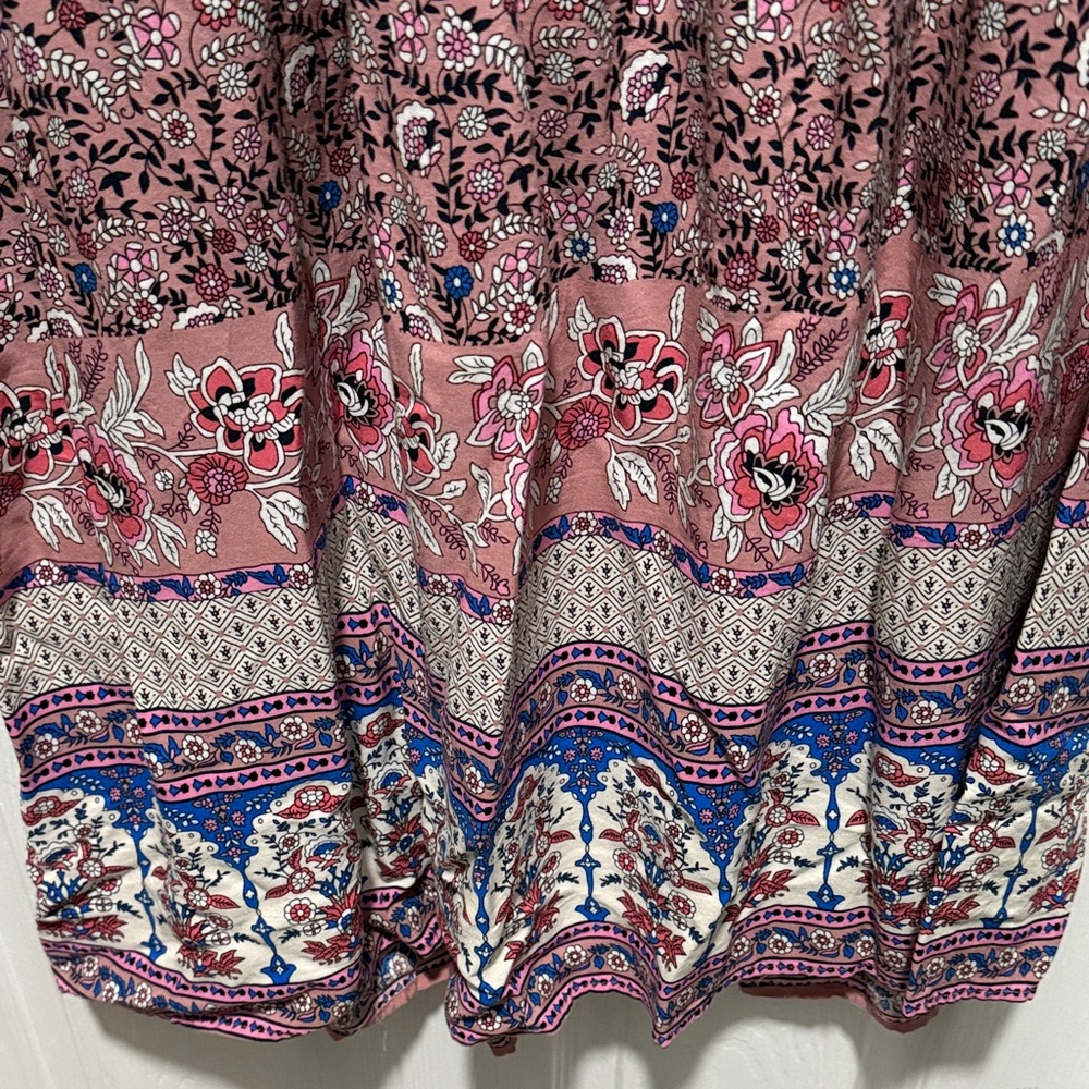BloomChic Floral Maxi Dress - Pink and Purple - Picture 3 of 5